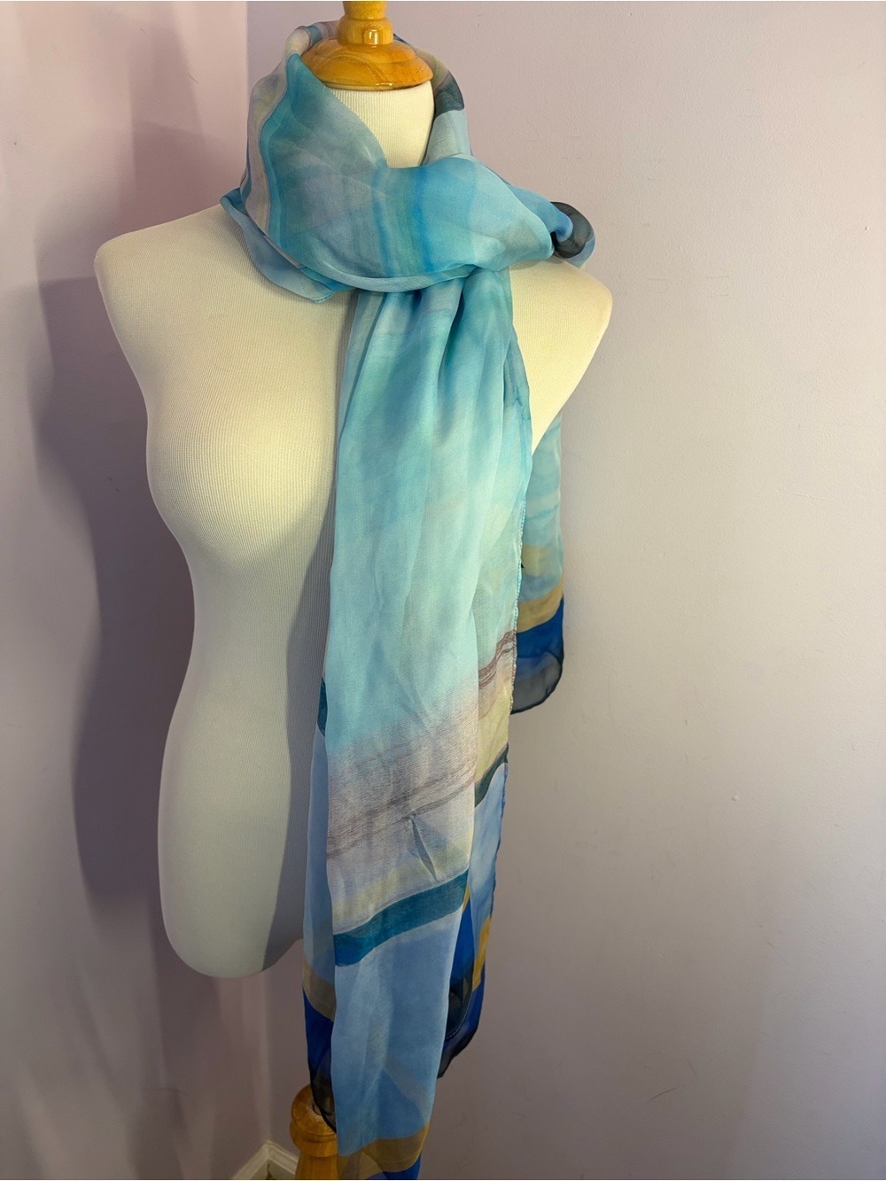 Ethereal Silky Long Scarf